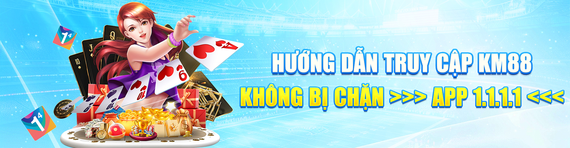 3. Hướng dẫn truy cập km88 Không Bị Chặn ___ APP 1.1.1.1 ___